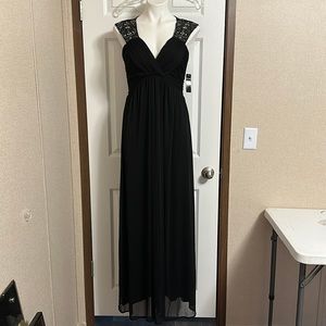 NWT Night Way evening gown Black Size 8